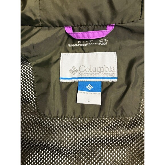 Columbia Women’s Purple Rain jacket Size Large - Picture 7 of 7